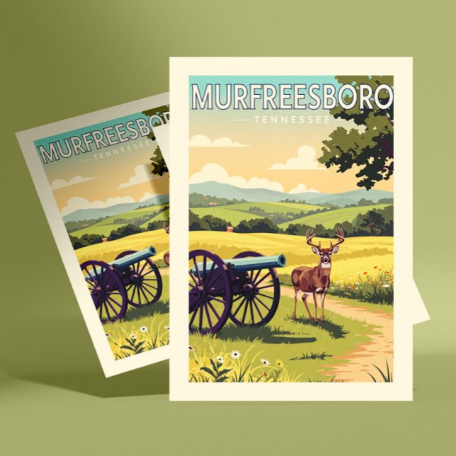 Cartão Postal Vintage Murfreesboro Tennessee (Criador carregado)