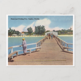 Cartão Postal Vintage Nápoles, Flórida