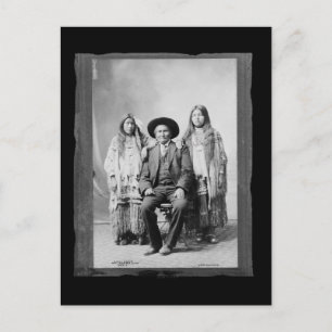 Cartão Postal Vintage Native American Geronimo
