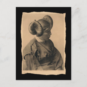Cartão Postal Vintage Native American Hopi Girl