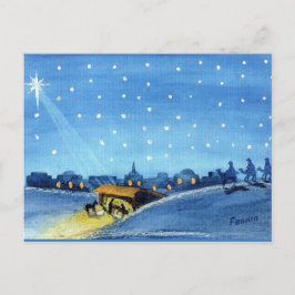 Cartão Postal Vintage Natividade Art