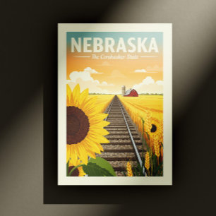 Cartão Postal Vintage Nebraska