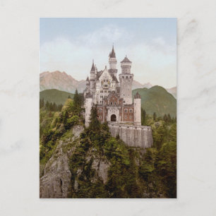 Cartão Postal Vintage Neuschwanstein Bayern