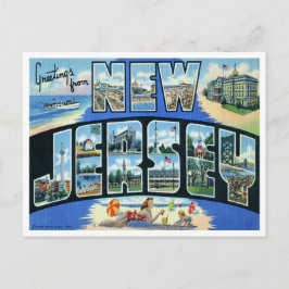 Cartão postal Vintage New Jersey