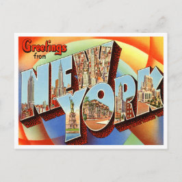 Cartão postal Vintage New York