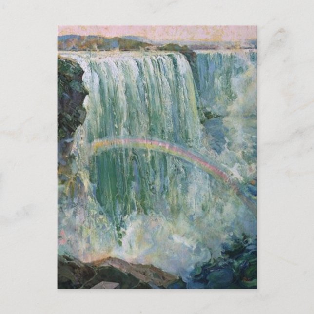 Cartão Postal Vintage Niagara Falls (Frente)