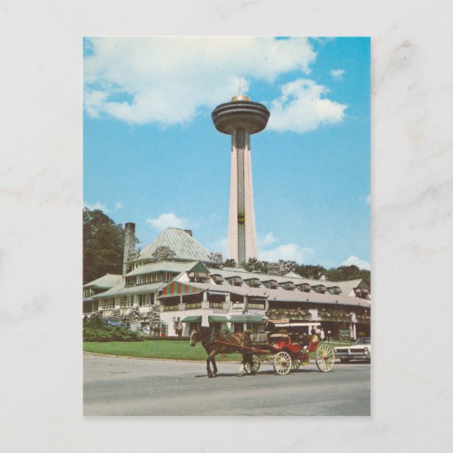 Cartão Postal Vintage Niagara Falls Canadá (Frente)