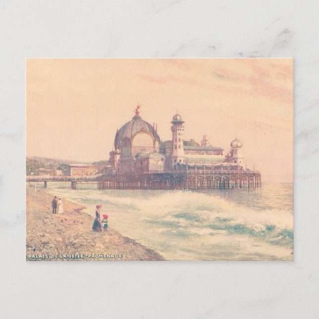 Cartão Postal Vintage Nice France (Frente)