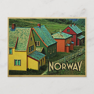 Cartão Postal Vintage Noruega