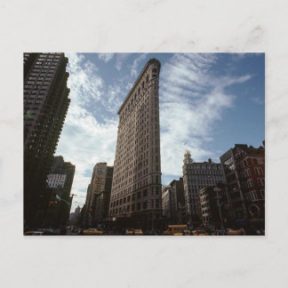 Cartão Postal Vintage Nova Iorque Flatiron District 5 Avenue