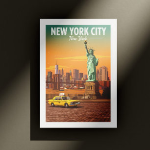 Cartão Postal Vintage Nova York