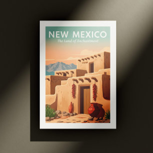Cartão Postal Vintage Novo México