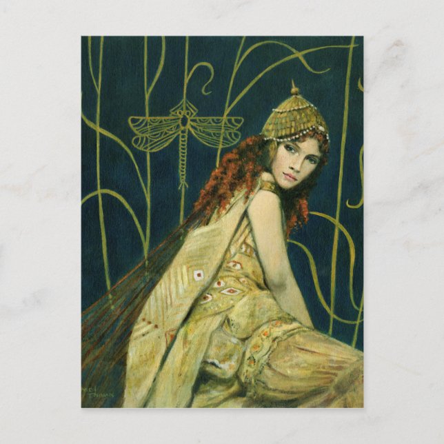 Cartão postal Vintage Nymph (Frente)