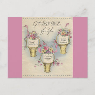 Cartão Postal Vintage Obter Boquetes 2