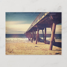 Cartão Postal Vintage Ocean Pier