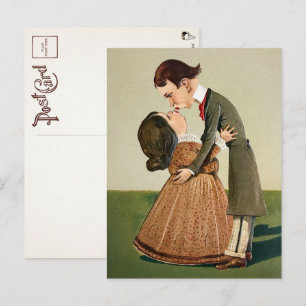Cartão postal Vintage Odd Couple