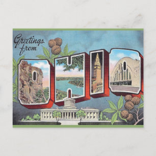 Cartão Postal Vintage Ohio