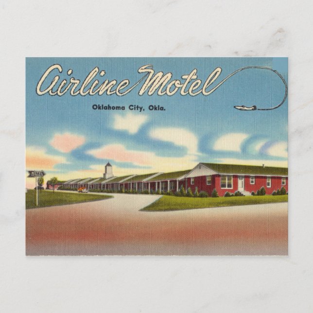 Cartão Postal Vintage Oklahoma City, Oklahoma (Frente)