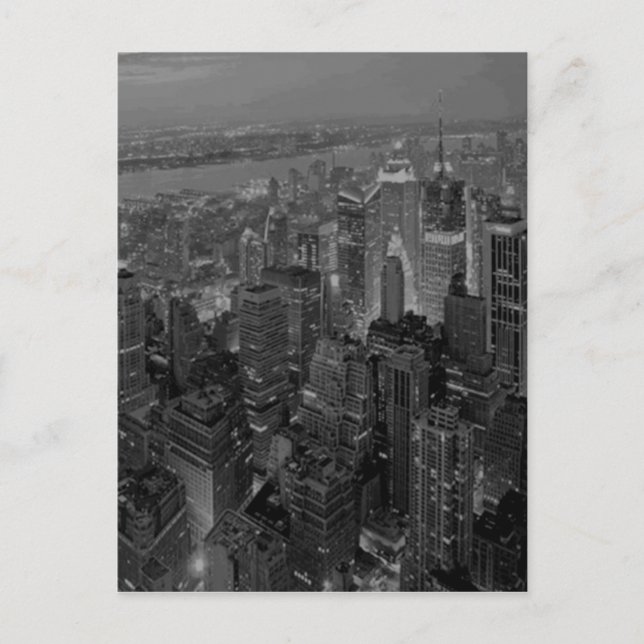 Cartão Postal Vintage Old Style Nova Iorque (Frente)