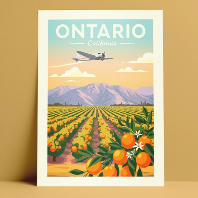 Cartão Postal Vintage Ontario California (Criador carregado)