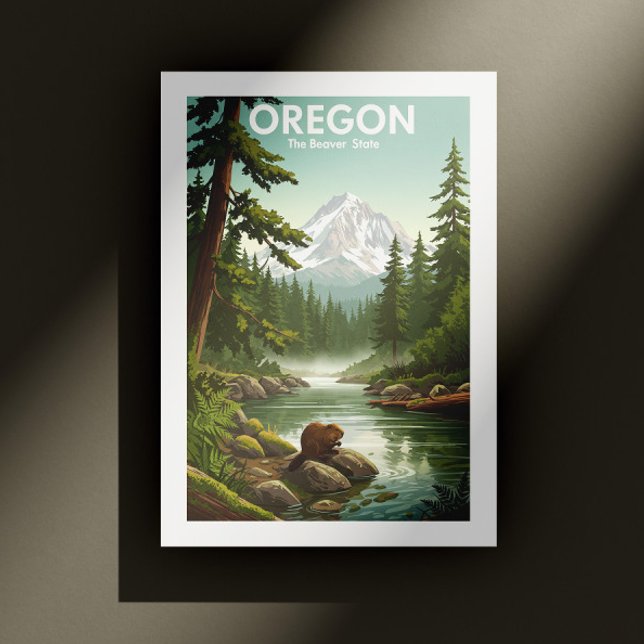 Cartão Postal Vintage Oregon (Criador carregado)