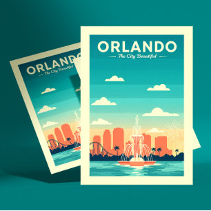 Cartão Postal Vintage Orlando