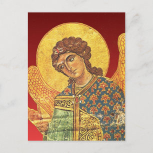 Cartão Postal Vintage orthodox ikon, Angel Gabriel