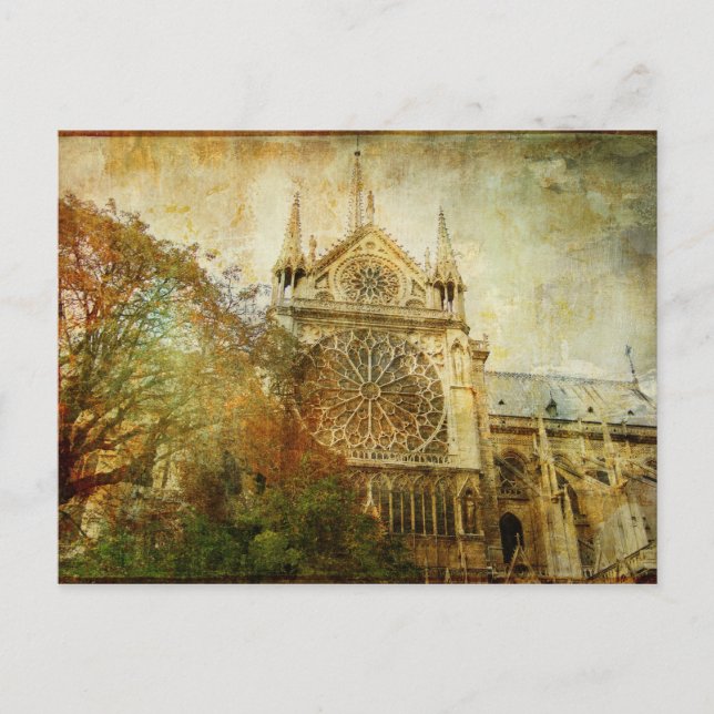 Cartão Postal Vintage Paris (Frente)