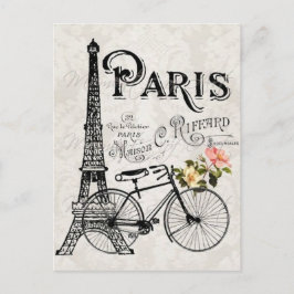 Cartão postal Vintage Paris
