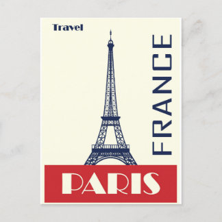 Cartão postal Vintage Paris