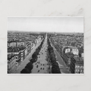 Cartão Postal Vintage Paris panorama c1905