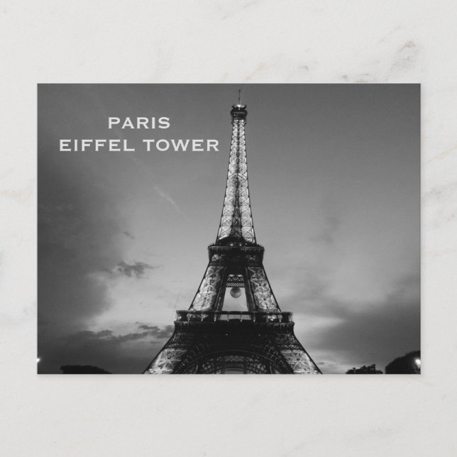 Cartão Postal Vintage Paris Viagem Turismo (Frente)
