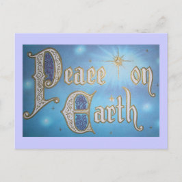 Cartão Postal Vintage Peace on Earth