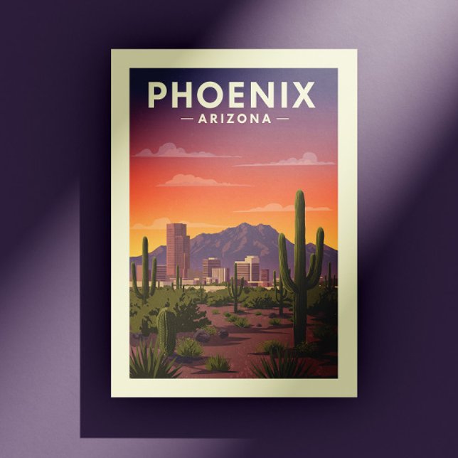 Cartão Postal Vintage Phoenix Arizona (Criador carregado)
