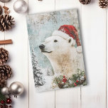 Cartão Postal Vintage Polar Bear Natal Envelhecida Inverno<br><div class="desc">Este design pode ser personalizado escolhendo a opção Editar Design. Você também pode transferir para outros itens. Entre em contato comigo em colorflowcreations@gmail.com ou use a opção de bate-papo no topo da página se você quiser ter este design em outro produto ou precisar de assistência. Veja mais designs ou siga-me...</div>