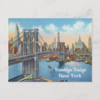 Vintage, Ponte Brooklyn, Nova York.