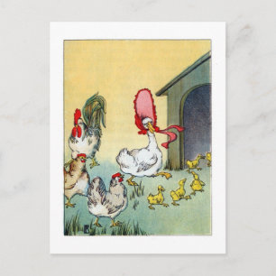Cartão Postal Vintage Poultry