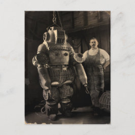 Cartão postal Vintage Power Armor