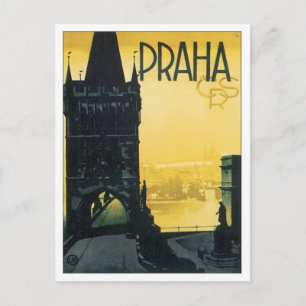 Cartão Postal Vintage Praha