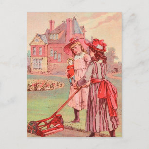 Cartão Postal Vintage: publicidade agrícola -