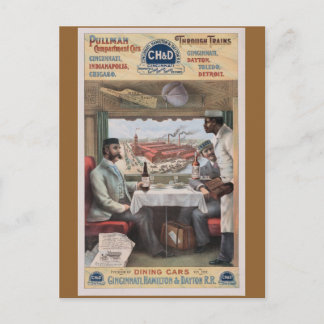 Cartão Postal Vintage Pullman