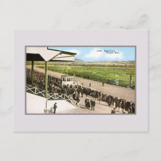 Cartão Postal Vintage Race track (corridas de cavalos) Tijuana M