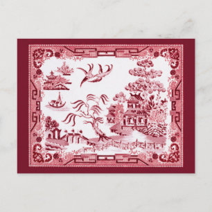 Cartão Postal Vintage Red Willow