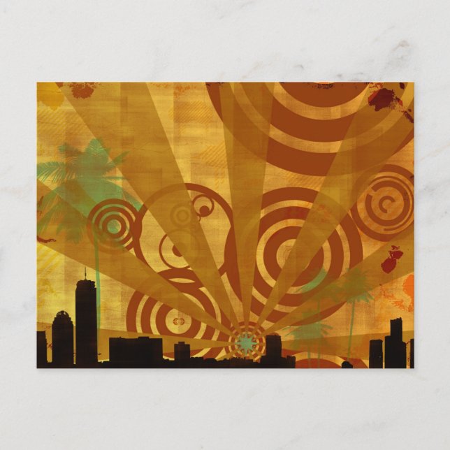 Cartão Postal Vintage retrô - (Frente)