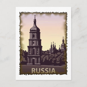 Cartão Postal Vintage Rússia