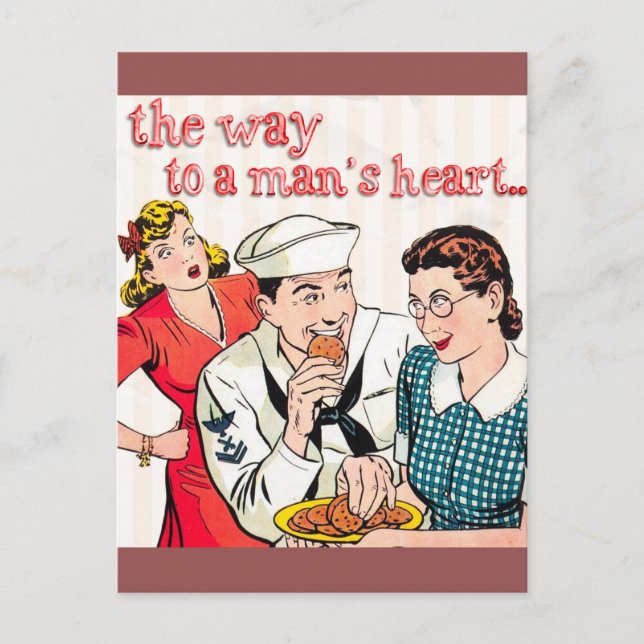 Cartão Postal Vintage Sailor (Frente)