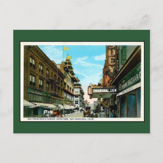 Cartão Postal Vintage San Francisco Chinatown
