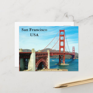 Cartão Postal Vintage San Francisco EUA Viagem Turismo