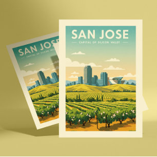 Cartão Postal Vintage San Jose