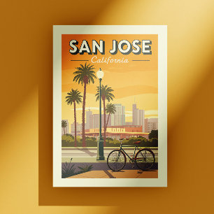 Cartão Postal Vintage San Jose California